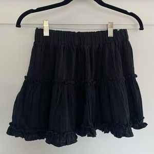 Black Princess Polly Skirt